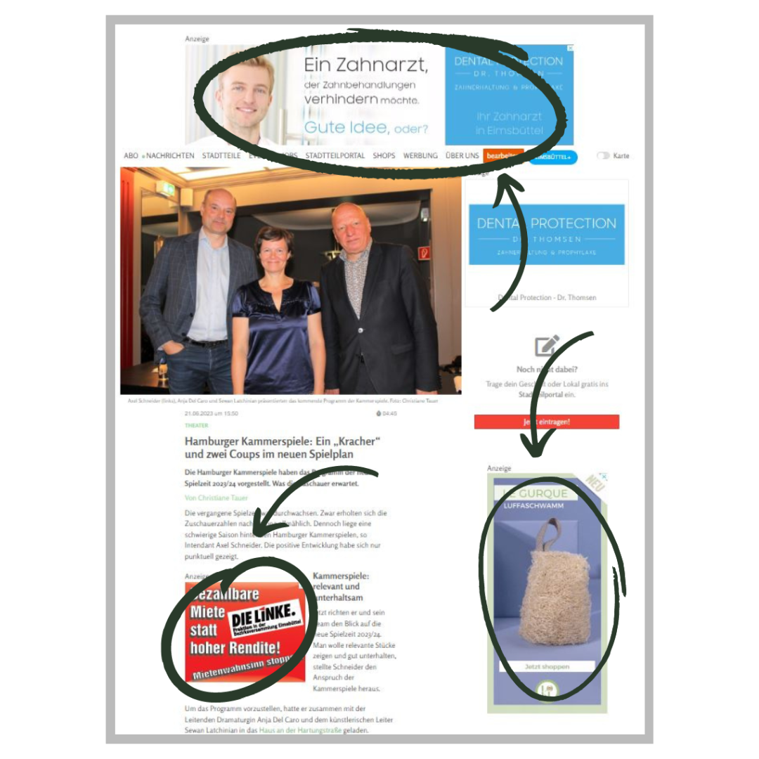 Bannerwerbung 10.000 Ad Impressions